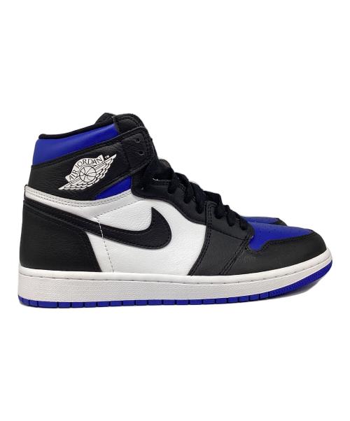 NIKE（ナイキ）NIKE (ナイキ) AIR JORDAN 1 RETRO HIGH OG ハイカットスニーカー ブルー×ブラック サイズ:27の古着・服飾アイテム