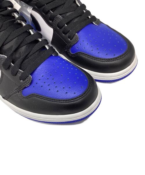 NIKE（ナイキ）NIKE (ナイキ) AIR JORDAN 1 RETRO HIGH OG ハイカットスニーカー ブルー×ブラック サイズ:27の古着・服飾アイテム