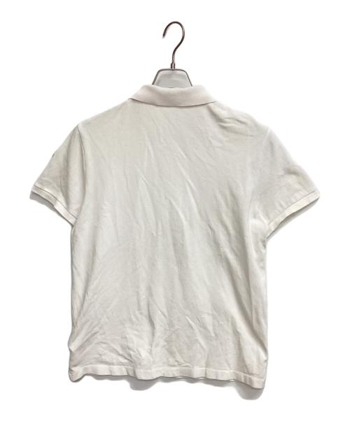 MONCLER（モンクレール）MONCLER (モンクレール) ポロシャツ MAGLIA POLO MANICA CORTA ホワイト サイズ:Ｌの古着・服飾アイテム