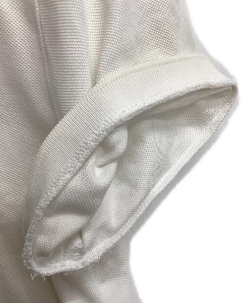 MONCLER（モンクレール）MONCLER (モンクレール) ポロシャツ MAGLIA POLO MANICA CORTA ホワイト サイズ:Ｌの古着・服飾アイテム