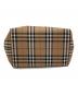 中古・古着 Burberry's (バーバリーズ) ミニトートバッグ ベージュ×レッド：25000円