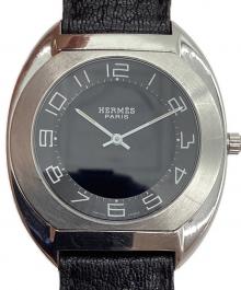 HERMES（エルメス）の古着「デジアナウォッチ」｜ブラック
