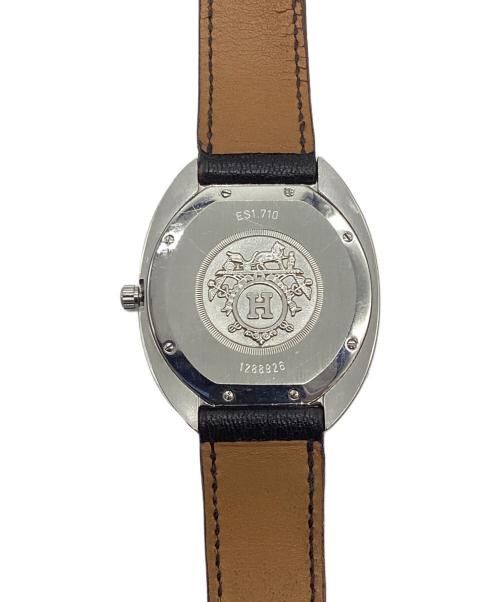 HERMES（エルメス）HERMES (エルメス) デジアナウォッチ ブラックの古着・服飾アイテム