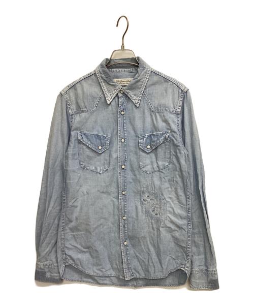 REMI RELIEF（レミレリーフ）REMI RELIEF (レミレリーフ) ウエスタンシャツ インディゴ サイズ:Mの古着・服飾アイテム