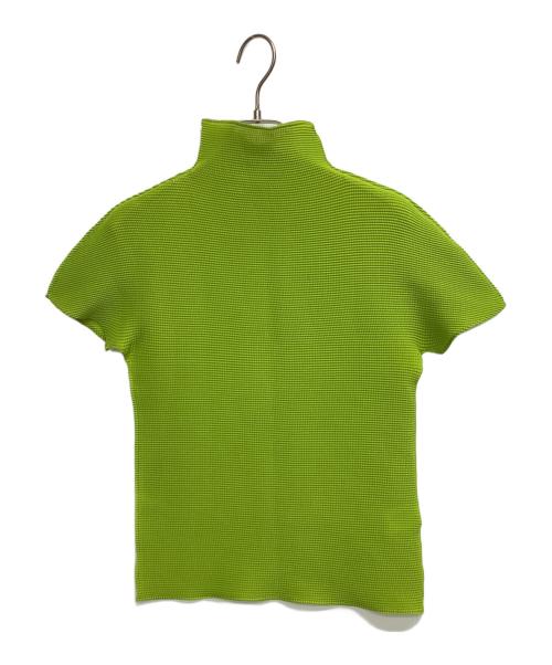 me ISSEY MIYAKE（ミーイッセイ ミヤケ）me ISSEY MIYAKE (ミーイッセイ ミヤケ) 半袖ブラウス グリーン サイズ:不明の古着・服飾アイテム
