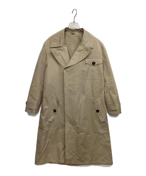 HERMES（エルメス）HERMES (エルメス) モーターサイクルコート ソルド品 ベージュ サイズ:44の古着・服飾アイテム