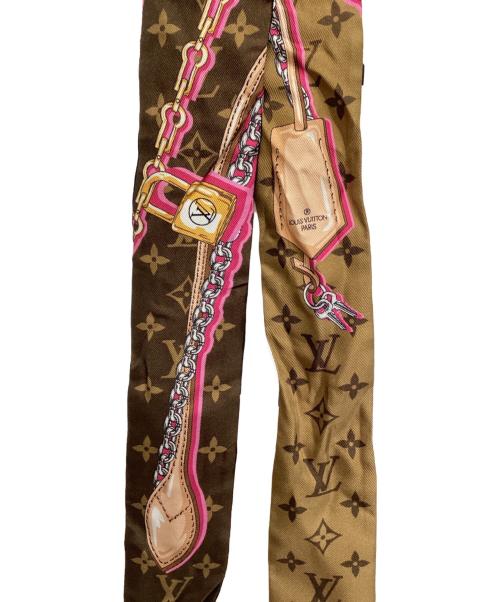 LOUIS VUITTON（ルイ ヴィトン）LOUIS VUITTON (ルイ ヴィトン) スカーフ バンドーBB・アルティメット ブラウンの古着・服飾アイテム