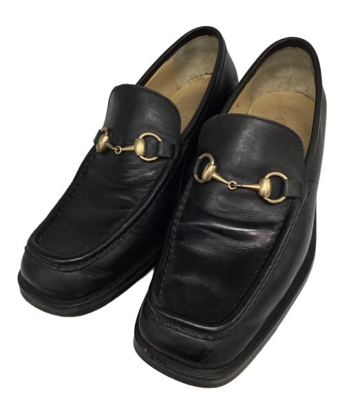 GUCCI（グッチ）GUCCI (グッチ) ホースビット ローファー ブラック サイズ:41 1/2の古着・服飾アイテム