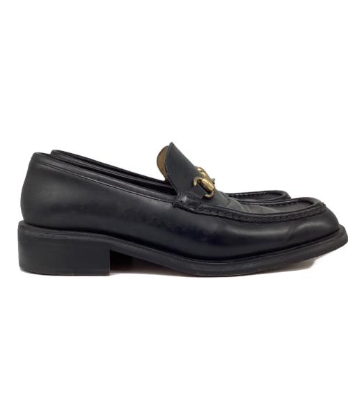 GUCCI（グッチ）GUCCI (グッチ) ホースビット ローファー ブラック サイズ:41 1/2の古着・服飾アイテム