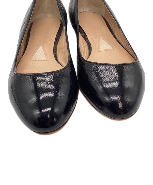 JIL SANDER（ジルサンダー）JIL SANDER (ジルサンダー) フラットパンプス ブラック サイズ:35の古着・服飾アイテム