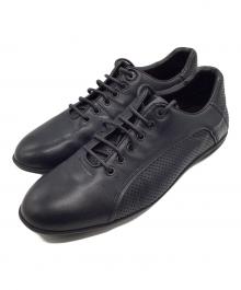 GIORGIO ARMANI（ジョルジオアルマーニ）の古着「ローカットスニーカー」｜ブラック