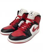NIKEナイキ）の古着「ハイカットスニーカー」｜レッド×ホワイト×ブラック