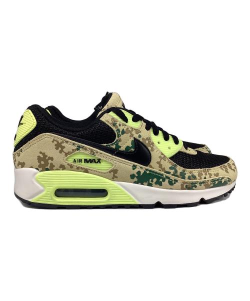 NIKE（ナイキ）NIKE (ナイキ) AIR MAX90 ローカットスニーカー ブラック×イエロー×カーキ サイズ:25.5の古着・服飾アイテム