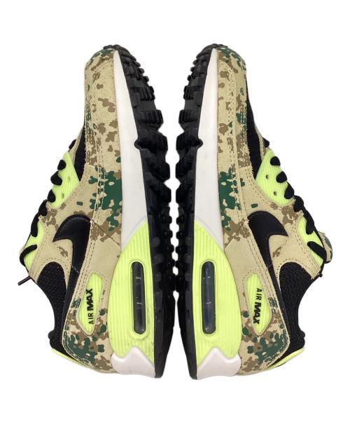 NIKE（ナイキ）NIKE (ナイキ) AIR MAX90 ローカットスニーカー ブラック×イエロー×カーキ サイズ:25.5の古着・服飾アイテム