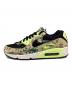 NIKE (ナイキ) AIR MAX90 ローカットスニーカー ブラック×イエロー×カーキ サイズ:25.5：6000円