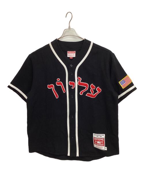 SUPREME（シュプリーム）Supreme (シュプリーム) MITCHELL & NESS (ミッチェルアンドネス) 半袖シャツ ブラック サイズ:Ｌの古着・服飾アイテム