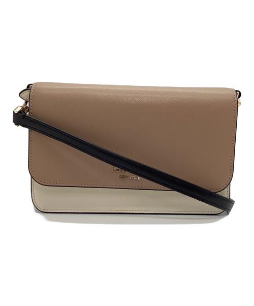 Kate Spade（ケイトスペード）Kate Spade (ケイトスペード) ショルダーバッグ ベージュの古着・服飾アイテム