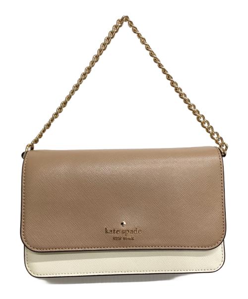 Kate Spade（ケイトスペード）Kate Spade (ケイトスペード) ショルダーバッグ ベージュの古着・服飾アイテム