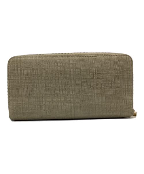 LOEWE（ロエベ）LOEWE (ロエベ) 長財布 リネン ベージュの古着・服飾アイテム
