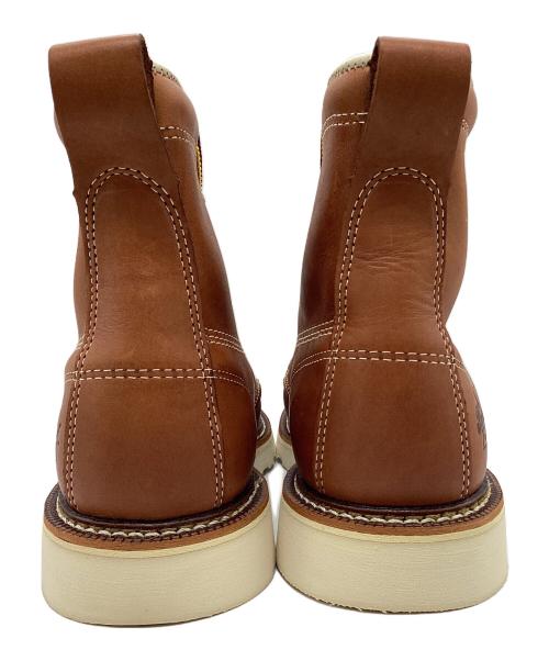 THOROGOOD（ソログッド）Thorogood (ソログッド) モックトゥブーツ ブラウン サイズ:8Dの古着・服飾アイテム