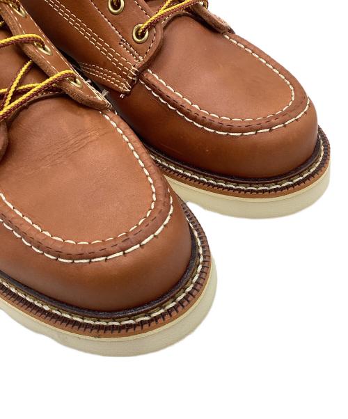 THOROGOOD（ソログッド）Thorogood (ソログッド) モックトゥブーツ ブラウン サイズ:8Dの古着・服飾アイテム