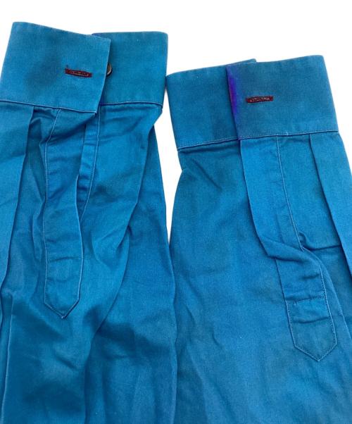 PAUL SMITH（ポールスミス）Paul Smith (ポールスミス) 長袖シャツ フォトグラフィックプリントシャツ ブルー×マルチカラー サイズ:Ｍの古着・服飾アイテム