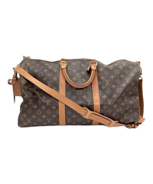 LOUIS VUITTON（ルイ ヴィトン）LOUIS VUITTON (ルイ ヴィトン) ボストンバッグ キーポル・バンドリエール50 ブラウンの古着・服飾アイテム
