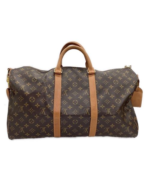 LOUIS VUITTON（ルイ ヴィトン）LOUIS VUITTON (ルイ ヴィトン) ボストンバッグ キーポル・バンドリエール50 ブラウンの古着・服飾アイテム