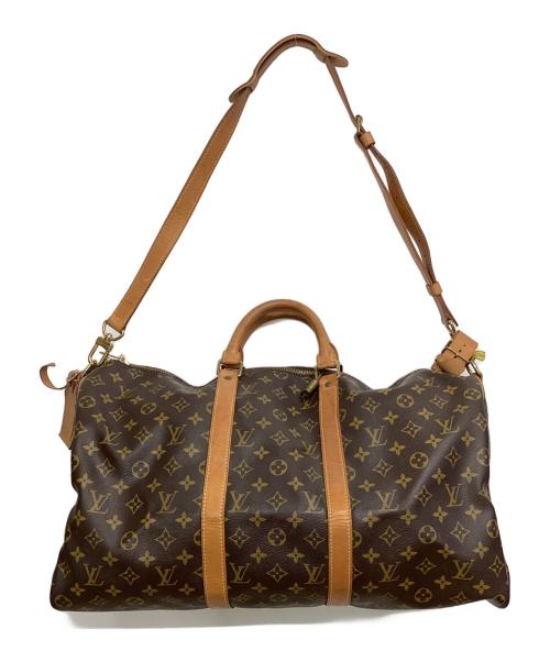 LOUIS VUITTON（ルイ ヴィトン）LOUIS VUITTON (ルイ ヴィトン) ボストンバッグ キーポル・バンドリエール50 ブラウンの古着・服飾アイテム