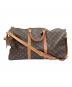 LOUIS VUITTON（ルイ ヴィトン）の古着「ボストンバッグ キーポル・バンドリエール50」｜ブラウン