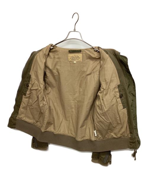 AVIREX（アヴィレックス）AVIREX (アヴィレックス) ドッキングジャケット カーキ サイズ:Ｌの古着・服飾アイテム