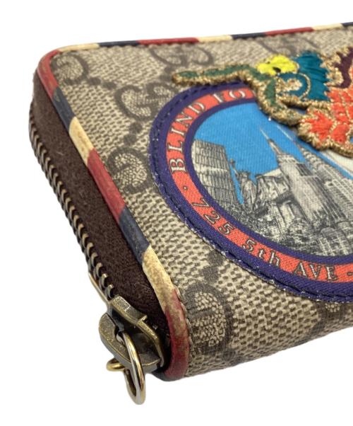GUCCI（グッチ）GUCCI (グッチ) カードケース クーリエ ブラウンの古着・服飾アイテム