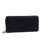 LOEWEロエベ）の古着「ラウンドファスナー長財布」｜ブラック
