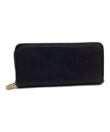 LOEWE（ロエベ）の古着「ラウンドファスナー長財布」｜ブラック