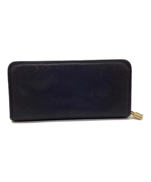 LOEWE（ロエベ）LOEWE (ロエベ) ラウンドファスナー長財布 ブラックの古着・服飾アイテム