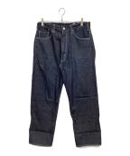 KAPTAIN SUNSHINEキャプテンサンシャイン）の古着「デニムパンツ WIDE 5PKT Trousers」｜インディゴ