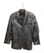 PAUL SMITHポールスミス）の古着「レザージャケット」｜ブラック