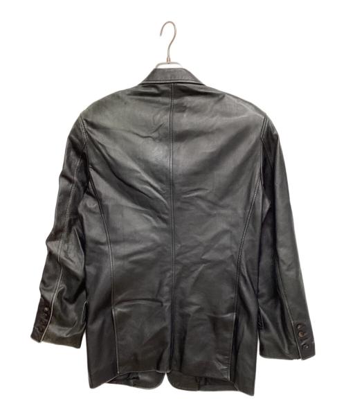 PAUL SMITH（ポールスミス）Paul Smith (ポールスミス) レザージャケット ブラック サイズ:Ｌの古着・服飾アイテム
