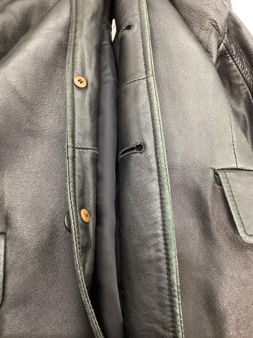 PAUL SMITH（ポールスミス）Paul Smith (ポールスミス) レザージャケット ブラック サイズ:Ｌの古着・服飾アイテム