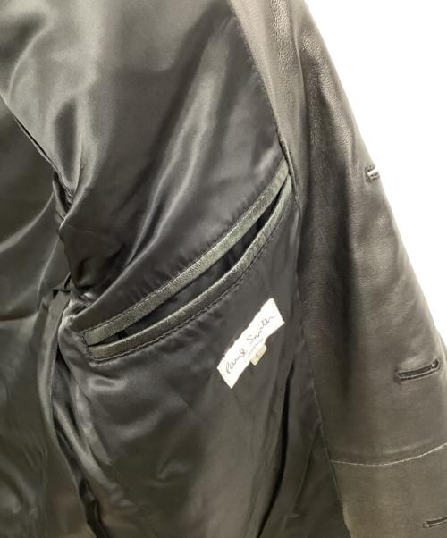 PAUL SMITH（ポールスミス）Paul Smith (ポールスミス) レザージャケット ブラック サイズ:Ｌの古着・服飾アイテム