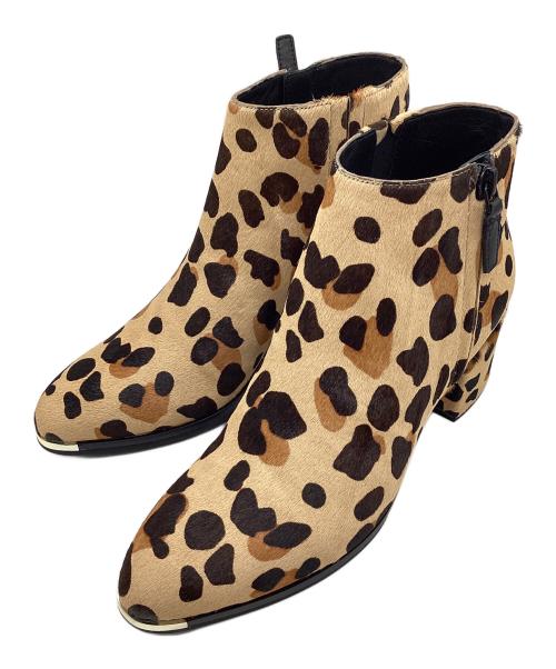 COLE HAAN（コールハーン）COLE HAAN (コールハーン) ショートブーツ 	レオパード ベージュ サイズ:7Bの古着・服飾アイテム