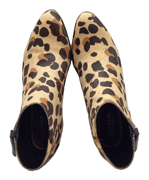 COLE HAAN（コールハーン）COLE HAAN (コールハーン) ショートブーツ 	レオパード ベージュ サイズ:7Bの古着・服飾アイテム