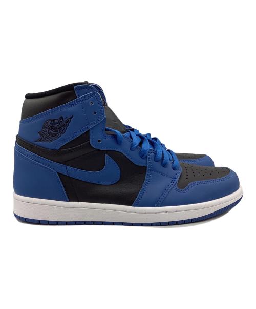 NIKE（ナイキ）NIKE (ナイキ) スニーカー AIR JORDAN 1 RETRO HIGH OG ブルー×ブラック サイズ:27cm 未使用品の古着・服飾アイテム