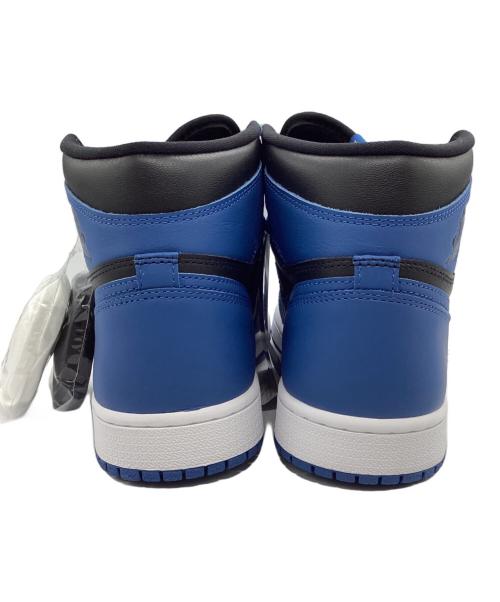 NIKE（ナイキ）NIKE (ナイキ) スニーカー AIR JORDAN 1 RETRO HIGH OG ブルー×ブラック サイズ:27cm 未使用品の古着・服飾アイテム