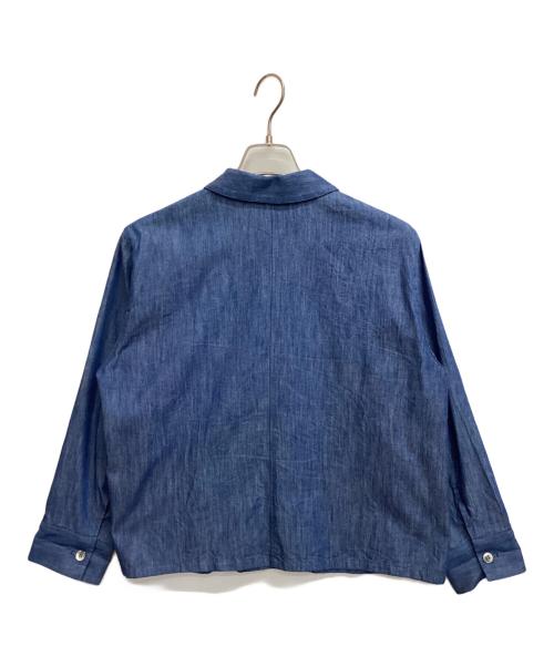 mizuiro-ind（ミズイロインド）mizuiro-ind (ミズイロインド) デニムジャケット denim compact shirts インディゴ サイズ:表記なしの古着・服飾アイテム