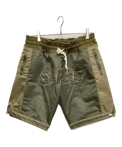 SAPEur（サプール）SAPEur (サプール) ハーフパンツ カーキ サイズ:Ｍの古着・服飾アイテム