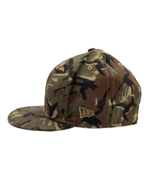 New Era（ニューエラ）New Era (ニューエラ) Supreme (シュプリーム) キャップ SIDE LOGO CAP グリーン サイズ:7 1/2の古着・服飾アイテム