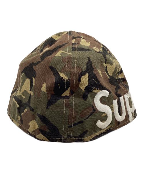 New Era（ニューエラ）New Era (ニューエラ) Supreme (シュプリーム) キャップ SIDE LOGO CAP グリーン サイズ:7 1/2の古着・服飾アイテム