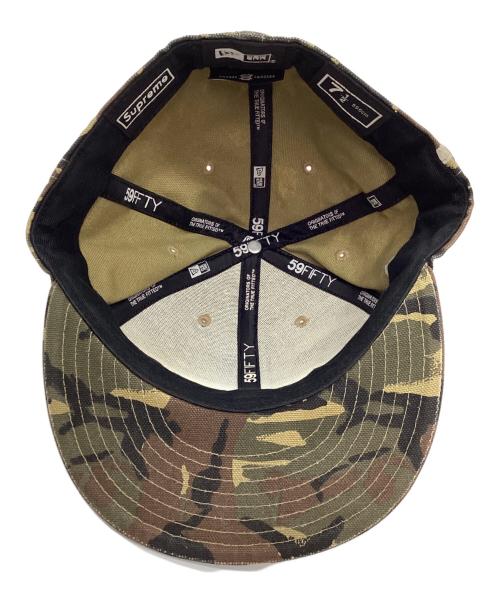 New Era（ニューエラ）New Era (ニューエラ) Supreme (シュプリーム) キャップ SIDE LOGO CAP グリーン サイズ:7 1/2の古着・服飾アイテム