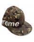 New Era（ニューエラ）の古着「キャップ SIDE LOGO CAP」｜グリーン